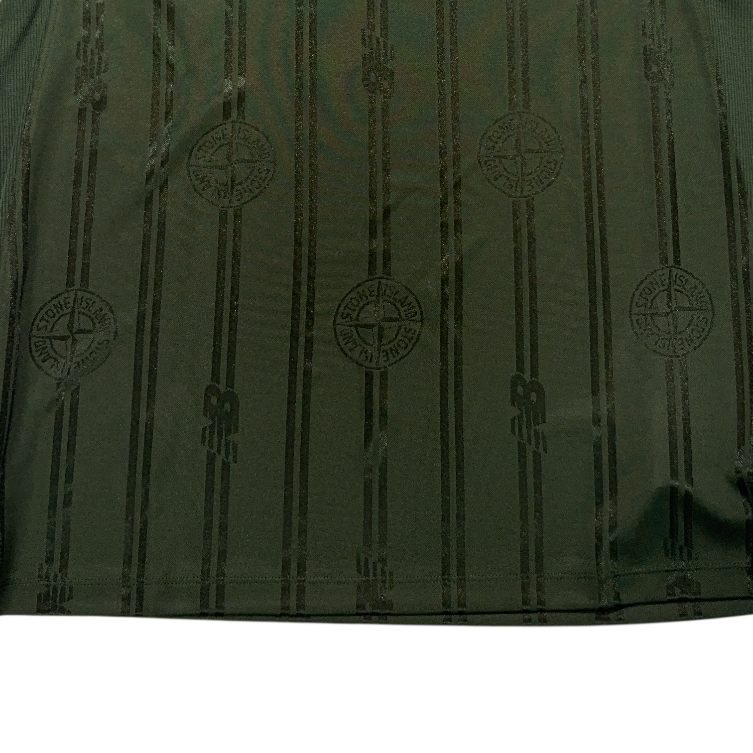 Stone Island X New Balance Green Polo Shirt