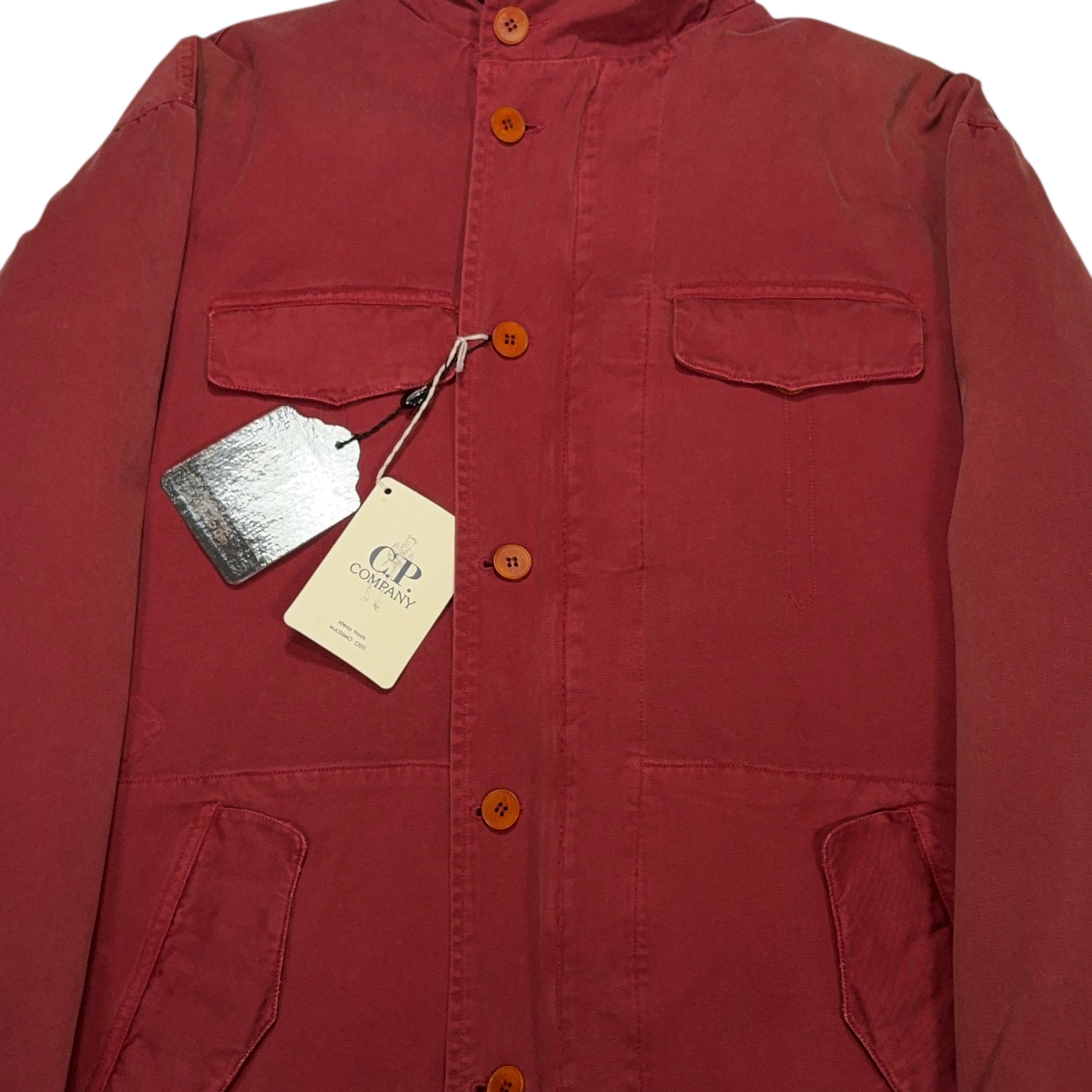 Cp Company 1992 Red Hooded Jacket