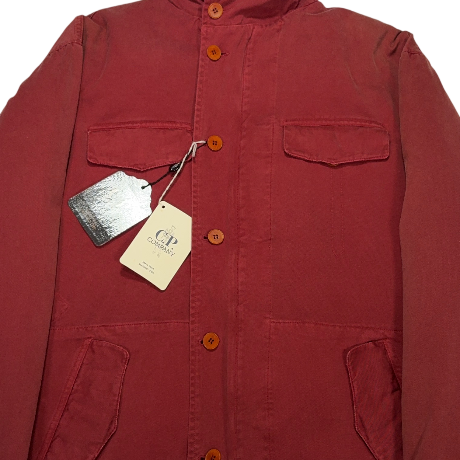 Cp Company 1992 Red Hooded Jacket