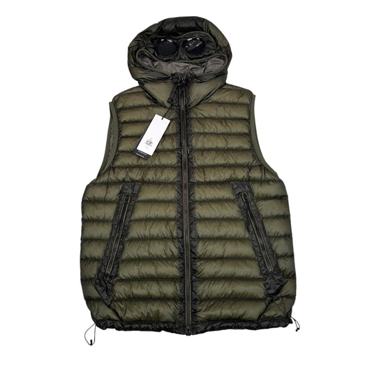 CP Company Duck Green D.D. Shell Double Goggle Gilet