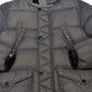 Stone Island Reversible Mesh Badge Grey Coat