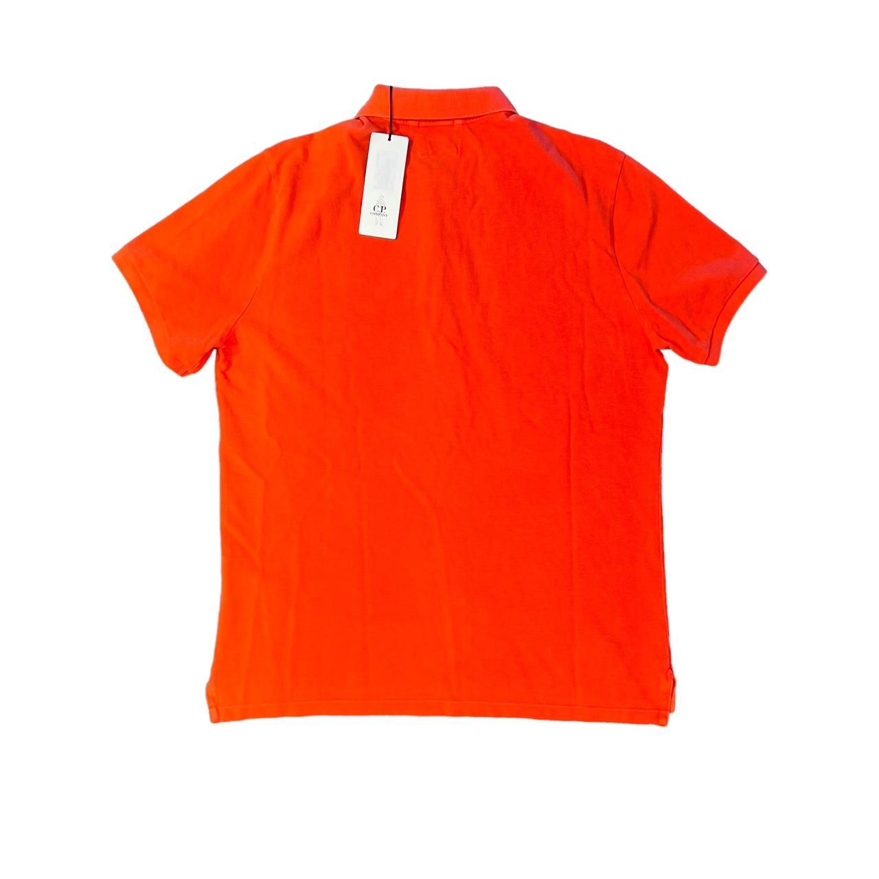 CP Company Red 24/1 Piquet Regular Resist Dyed Polo Shirt