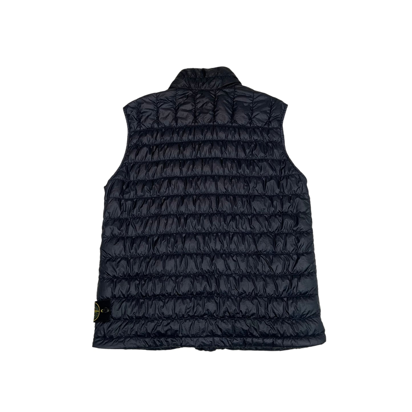 Stone Island Navy Blue Garment Dyed Down_26 GR X SQM-N Gilet