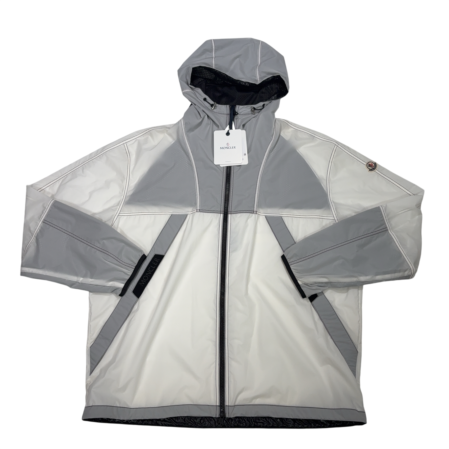 Moncler Doi Giubbotto White Jacket
