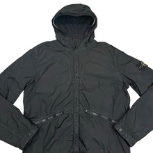 Load image into Gallery viewer, Stone Island Black Garment Dyed Crinkle Reps Insulated Jacket
