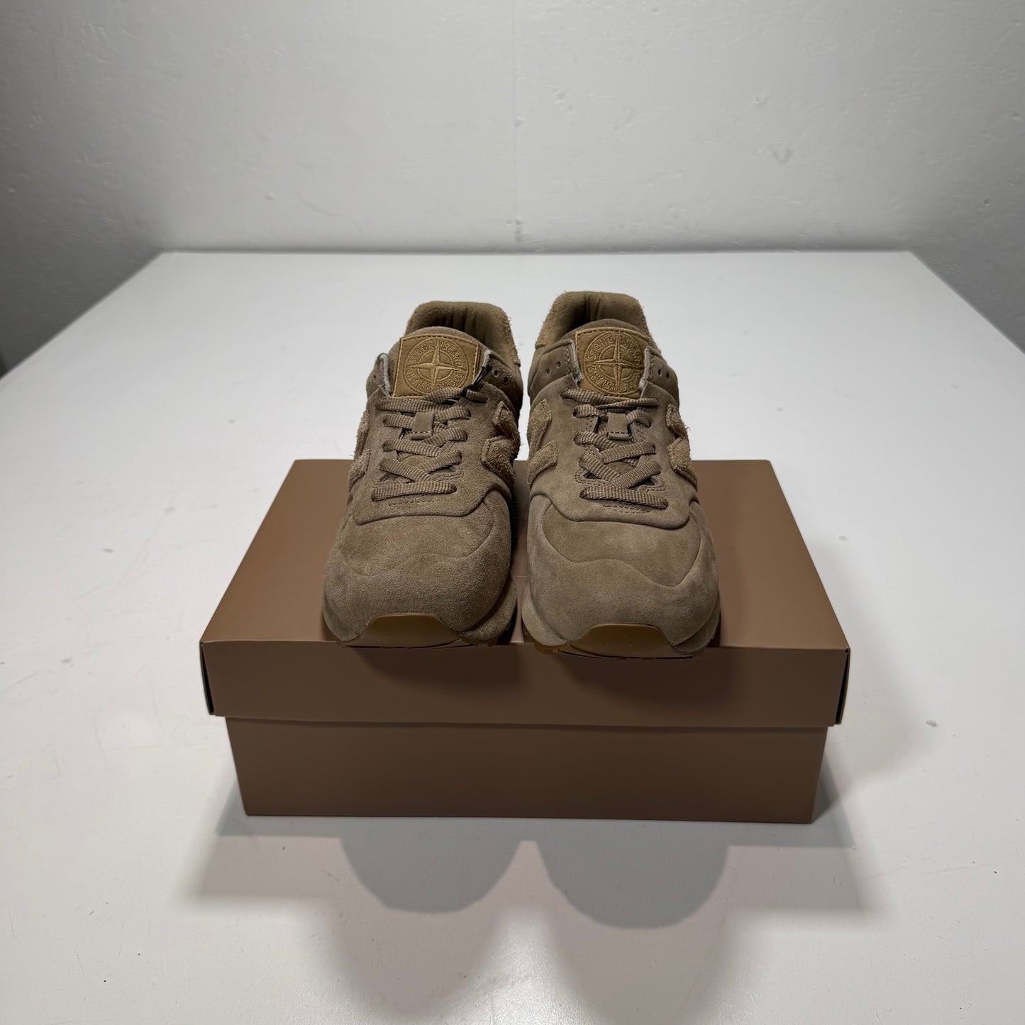 Stone island x New Balance Beige 574 Trainers