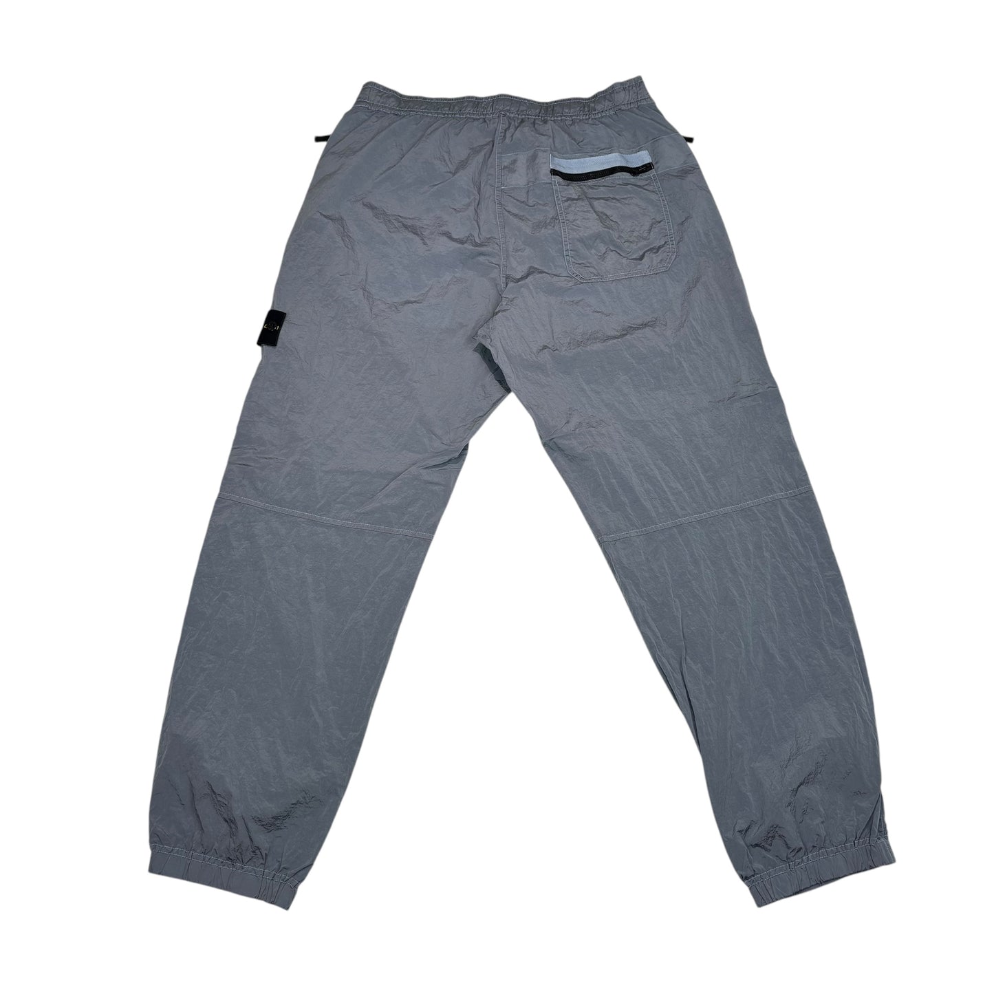 Stone Island Avio Blue Nylon Metal Compass-Patch Trousers