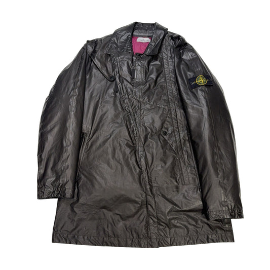 Stone Island Permanent Water Repeller Gore-Tex Products With Shakedry Product Technology Black Jacket