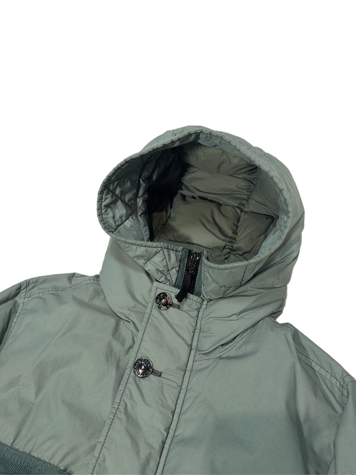 Stone Island Naslan Light Watro Down-TC Hooded Parka – Green