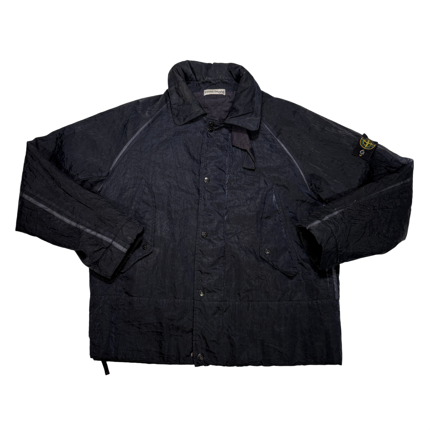 Stone Island Quilt-Lined MonoFiliment Black Jacket