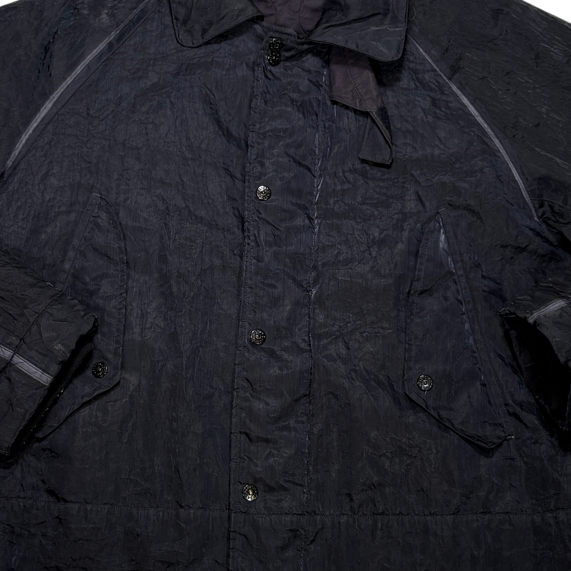 Stone Island Quilt-Lined MonoFiliment Black Jacket