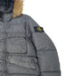 Stone Island Lino Resinato Down-TC Hooded Parka – Grey