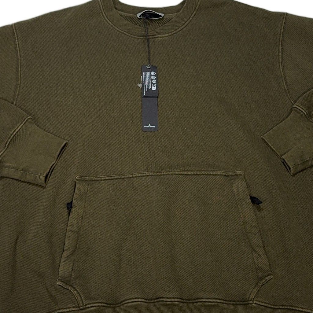 Stone Island Heavy Weight Pocket Green Jumpers