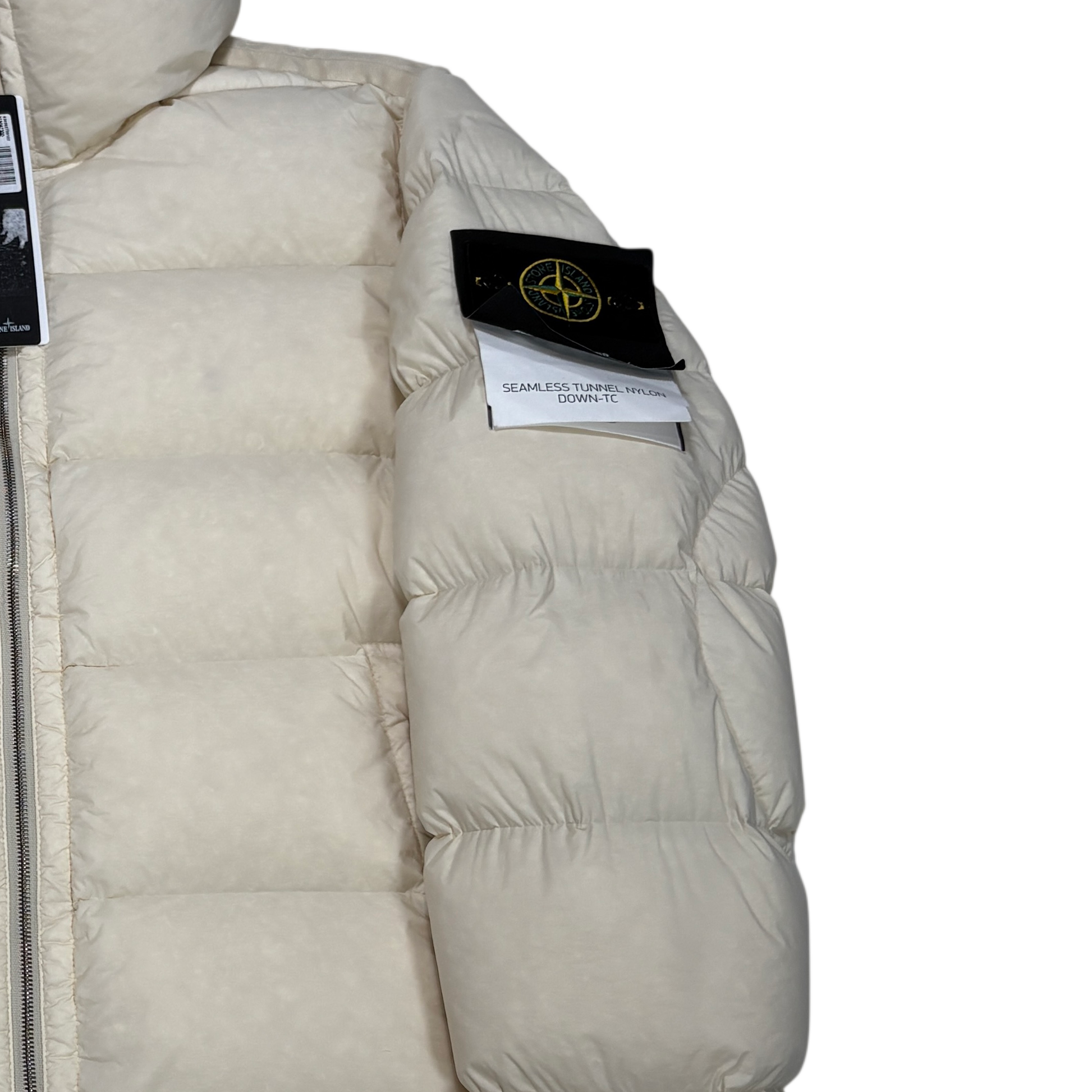 Stone Island Beige Seamless Tunnel Nylon Down -TC