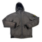 Stone Island Mesh Badge Goose Down Grey Coat