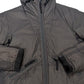 Stone Island Mesh Badge Goose Down Grey Coat