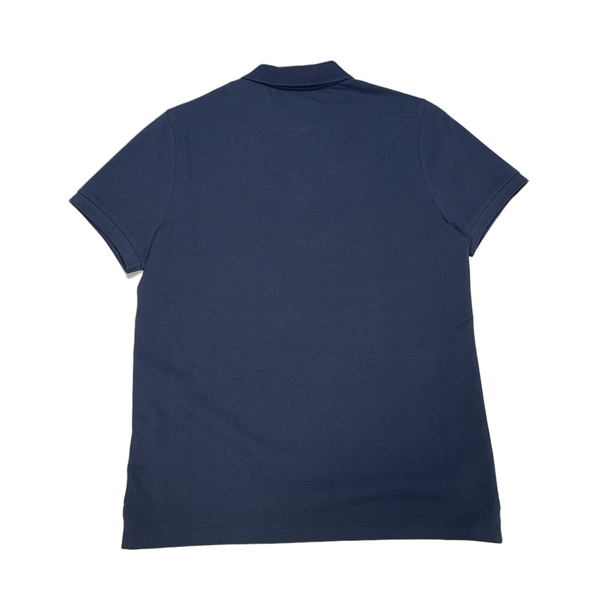 Moncler Front Logo Badge Navy Polo Shirt