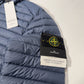 Stone Island Loom Woven Chambers Hooded Quilted Puffer Jacket – Blue