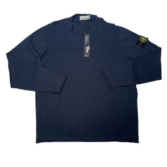Stone Island Crew Neck Jumper – Navy