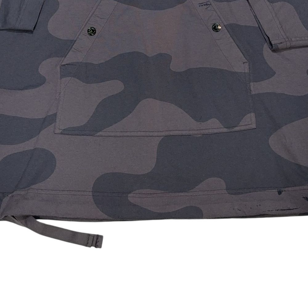 Stone Island Faded Camo Grey Hoodie