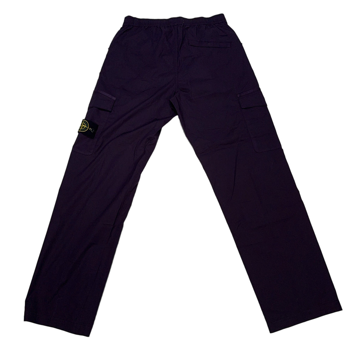 Stone Island Straight Leg Cargo Trousers – Purple
