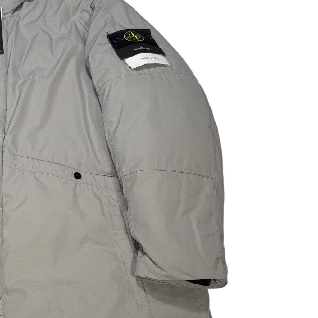 Stone Island Micro Twill Grey Coat