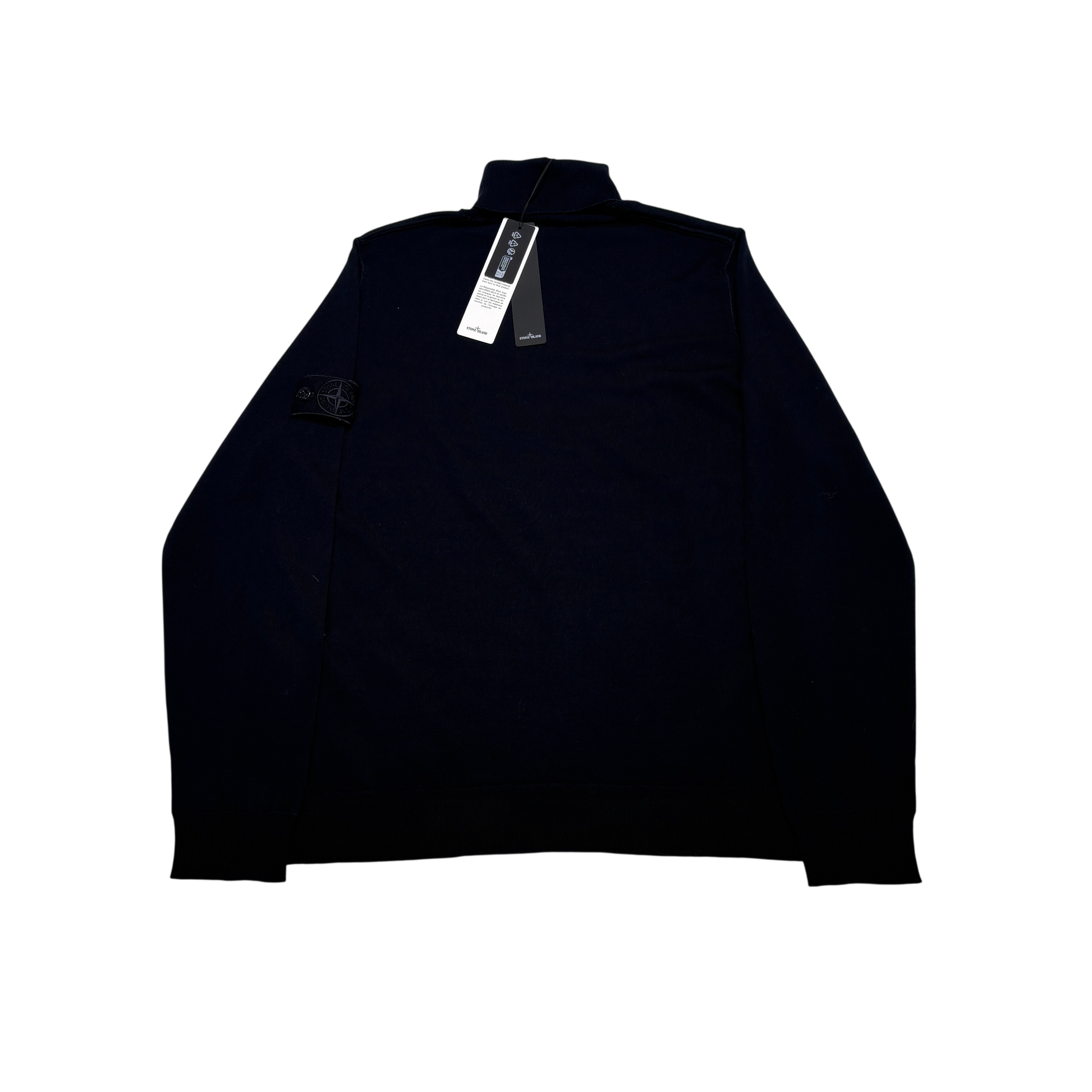 Stone Island Navy Ghost Piece Turtle Neck Jumper