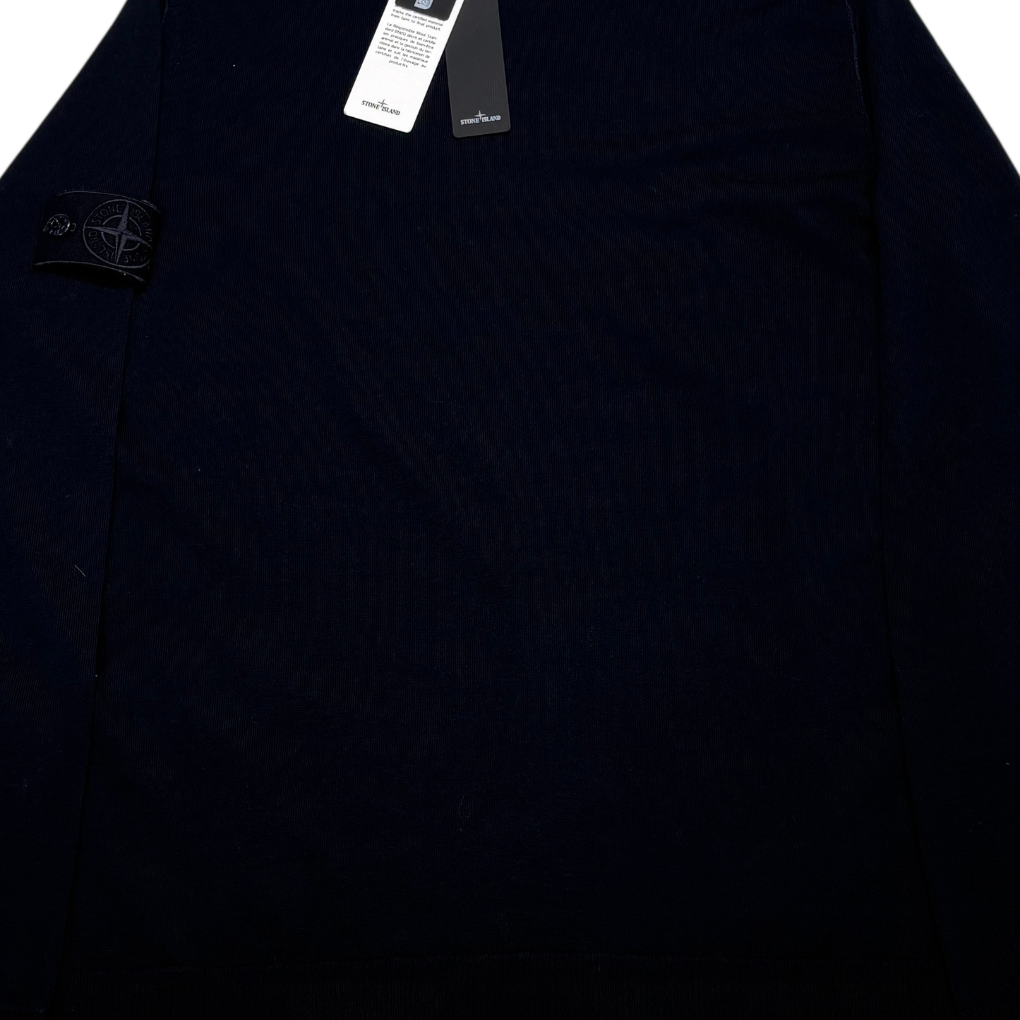 Stone Island Navy Ghost Piece Turtle Neck Jumper
