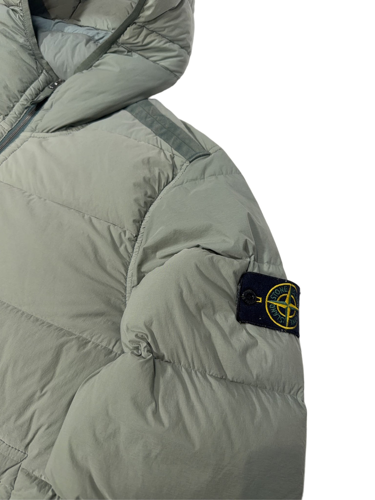 Stone Island Seamless Tunnel Nylon Down-TC Hooded Jacket – Green