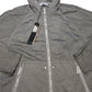Stone Island Nylon Metal With back Spell Out Grey Hooded Jacket