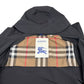 Burberry Black with Red Printed Spell-Out Logo Jacket