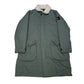 Stone Island David TC With Primaloft Insulation Technology Contrast-Collar Long Coat – Grey