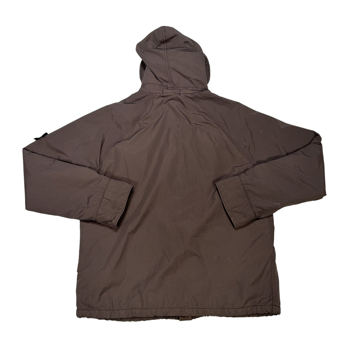 Stone Island Riot Mask Cotton Lined Brown Jacket
