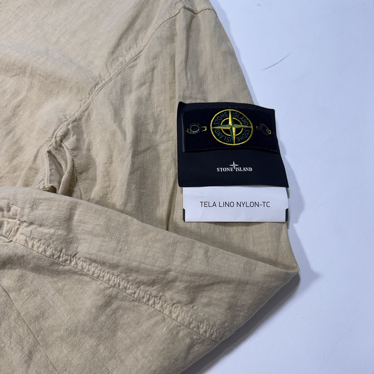 Stone Island Tela Lino Nylon-TC Jacket - Beige