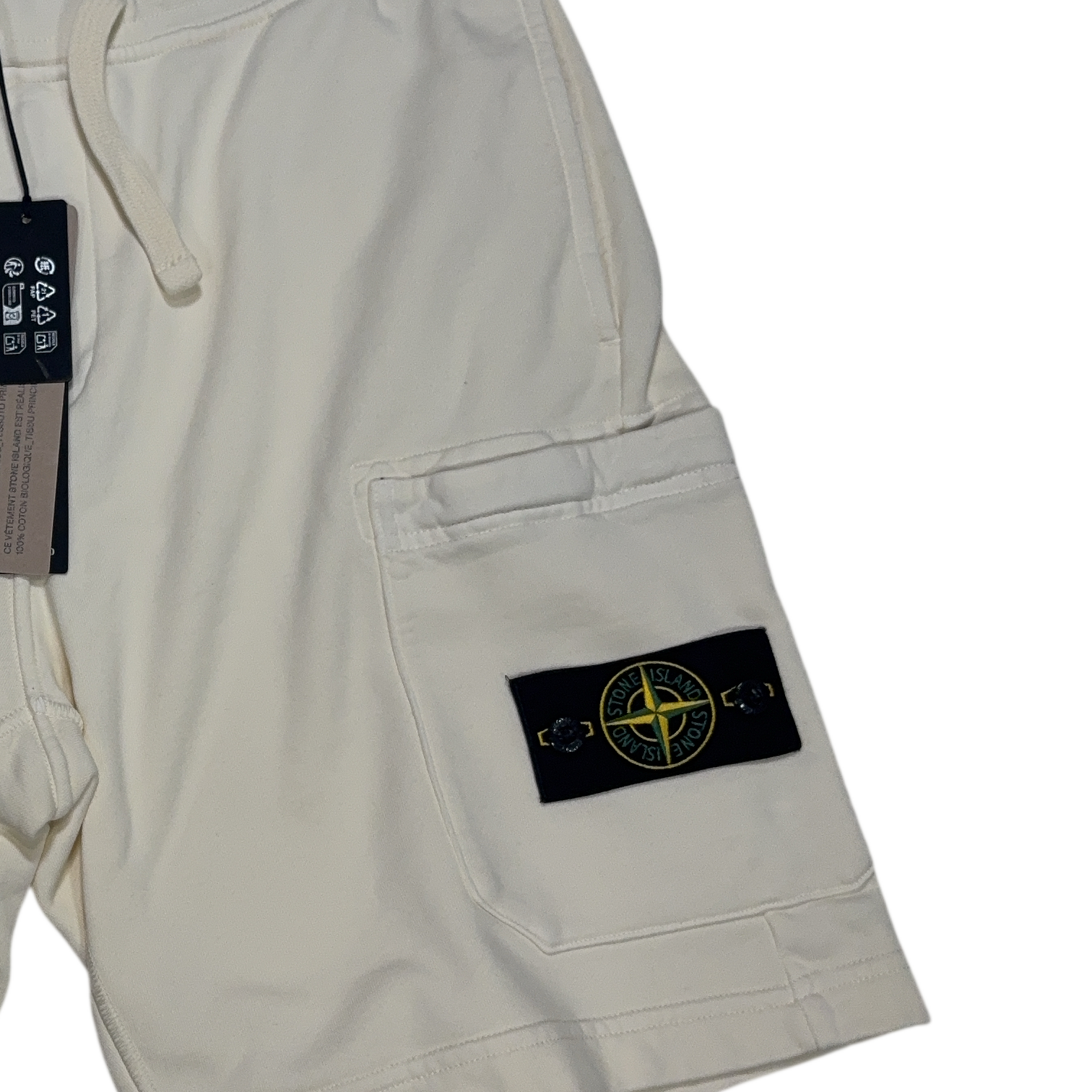 Stone Island Joggers Beige Shorts