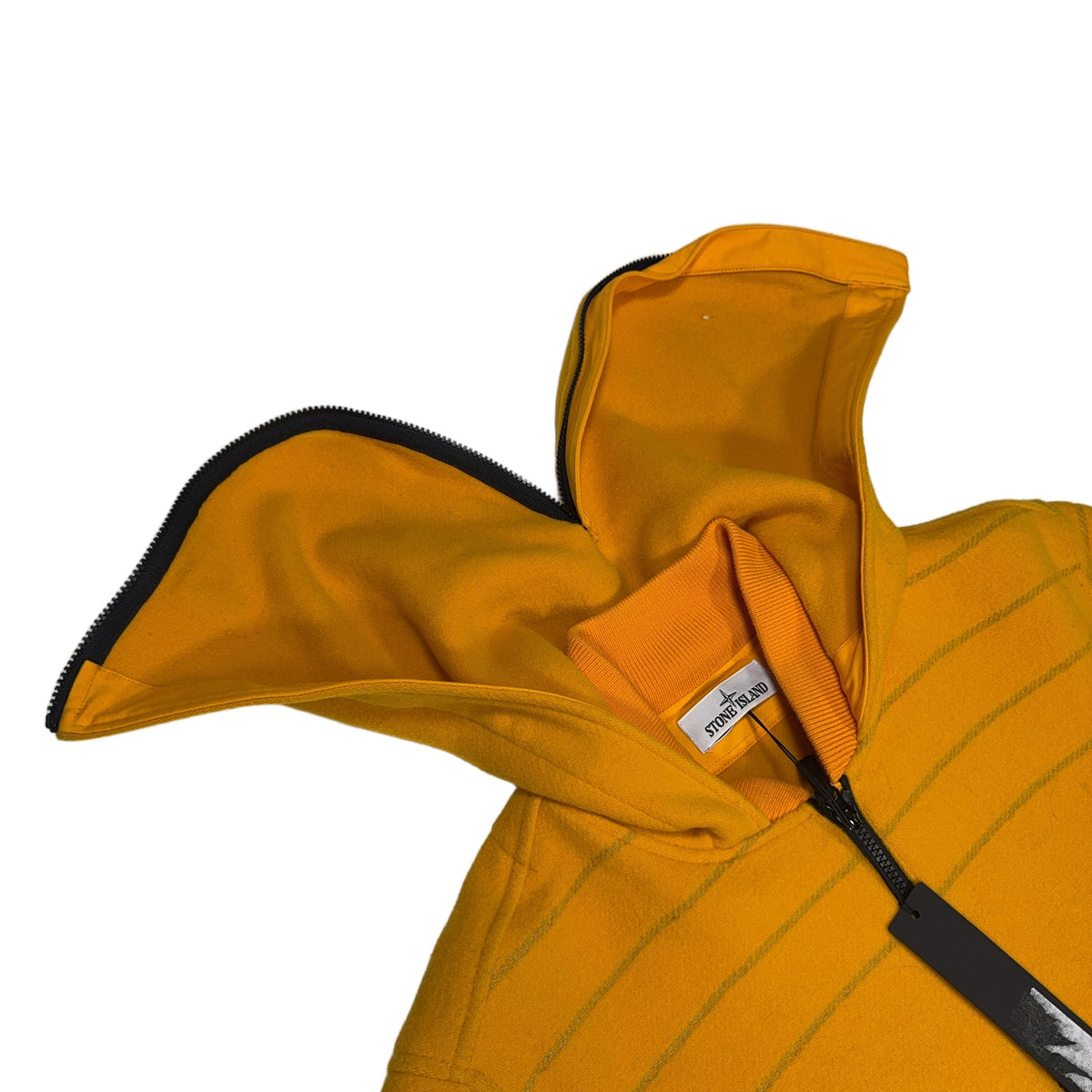 Stone Island Capo Campionario Full-Zip Hoodie – Orange