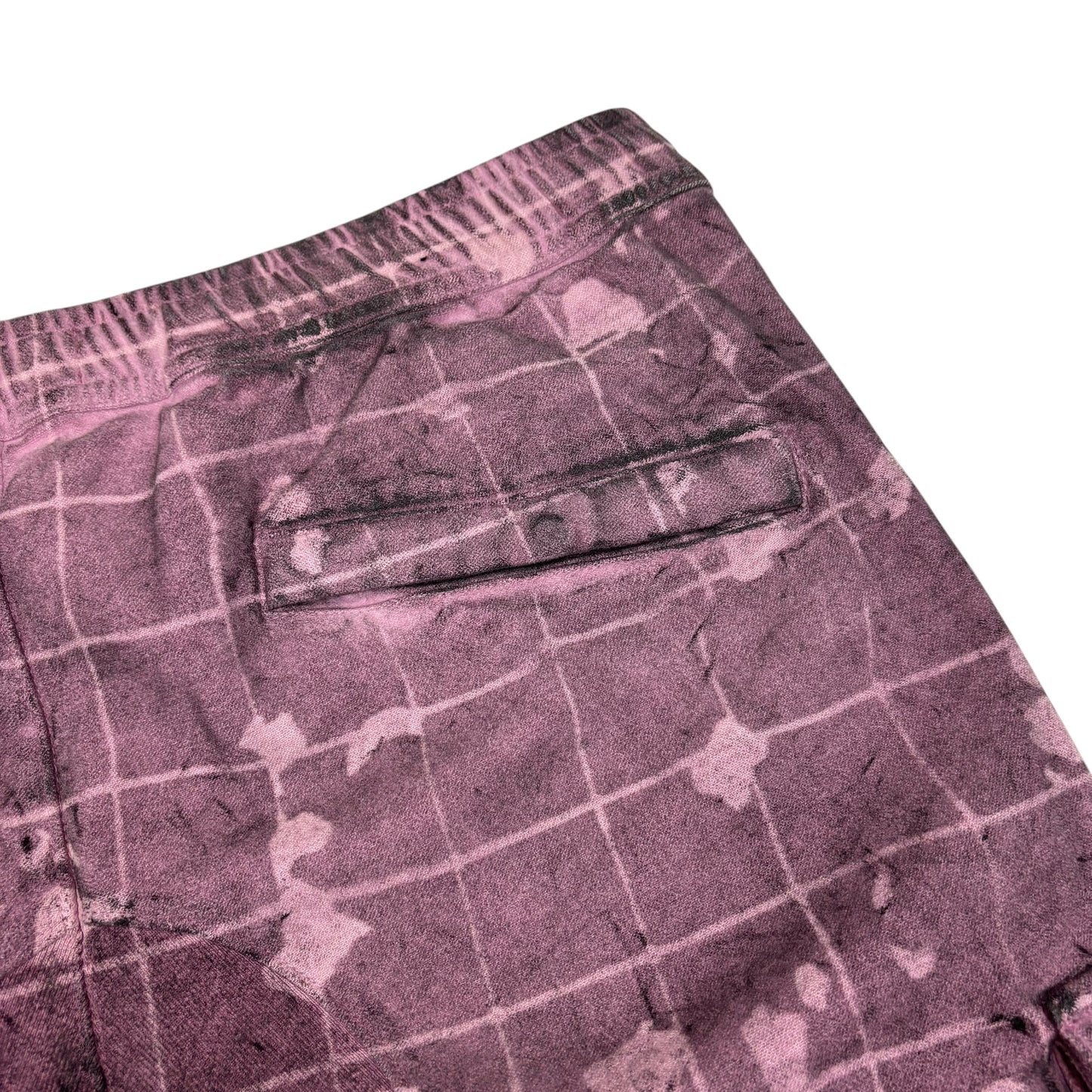 Stone Island Purple Ghillie Laser Camo Dust Treatment Magen Cotton Bermuda Shorts