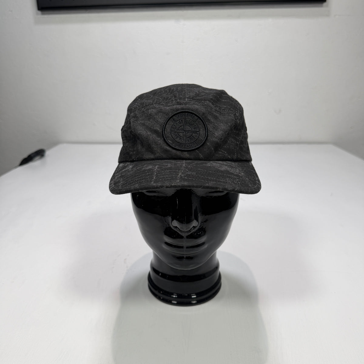 Stone Island X Supreme Spider Webb 5 Panel Cap Green Accessories