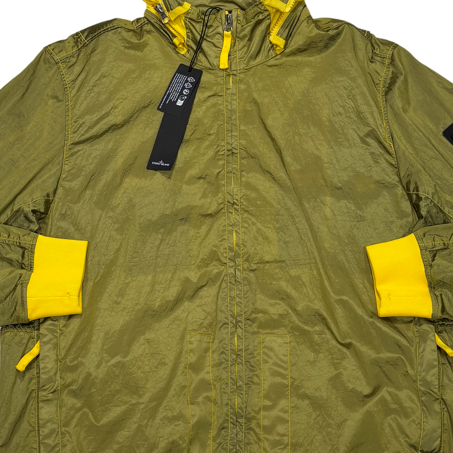 Stone Island Green Nylon Metal Watro-TC In Econyl Regenerated Nylon