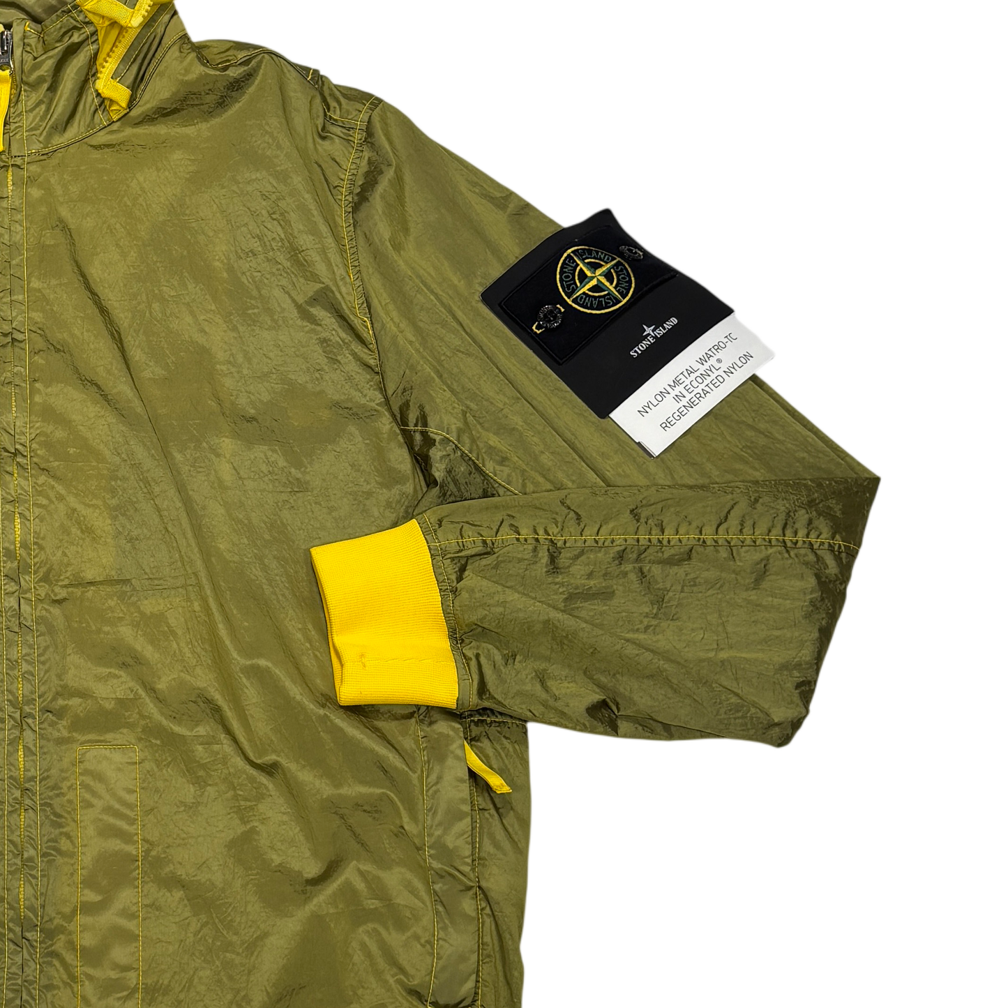 Stone Island Green Nylon Metal Watro-TC In Econyl Regenerated Nylon