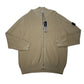Stone Island Full-Zip Ribbed Jumper – Beige
