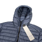 Stone Island Loom Woven Chambers Hooded Quilted Puffer Jacket – Blue