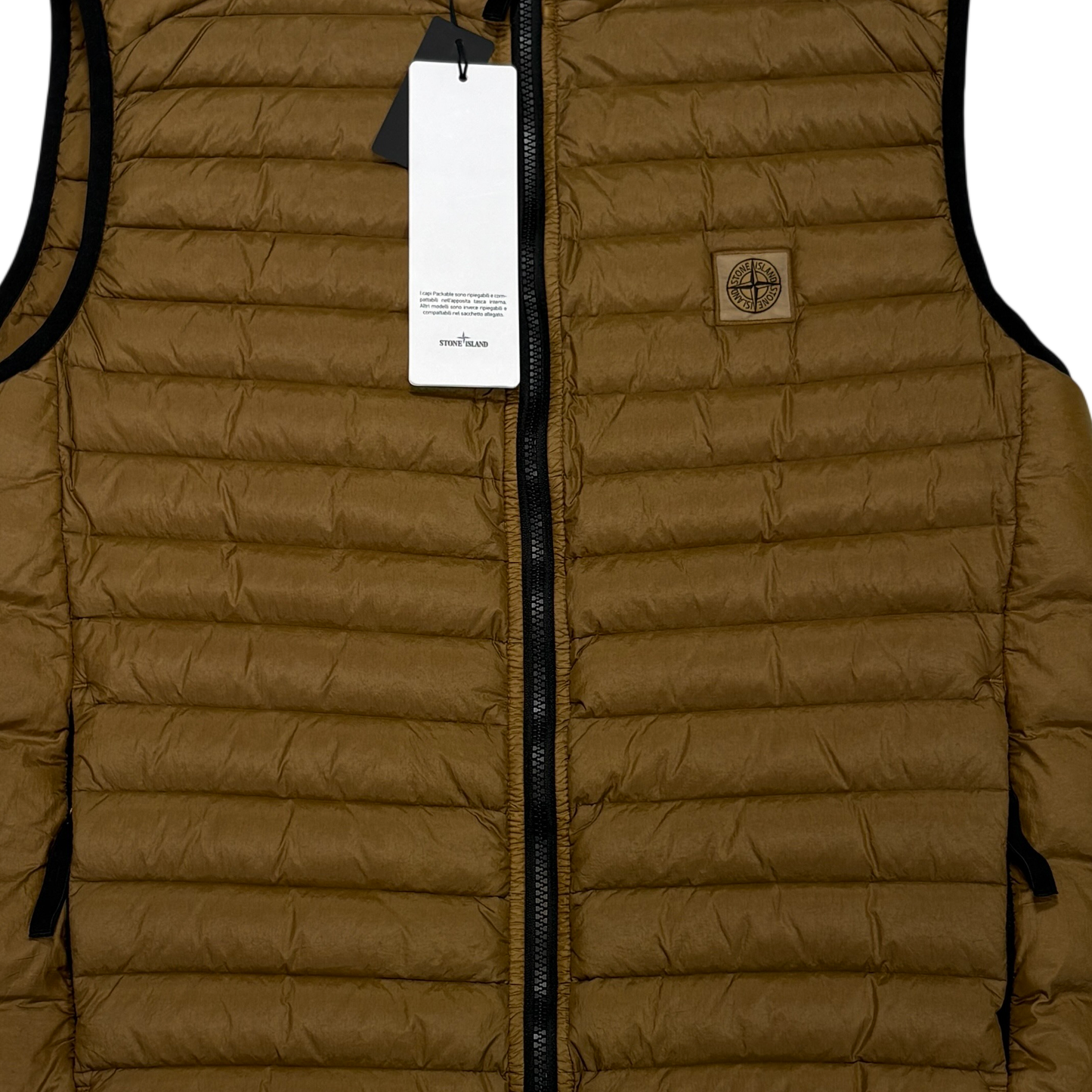 Stone Island Brown Loom Woven Chambers R-Nylon Down-TC Jacket