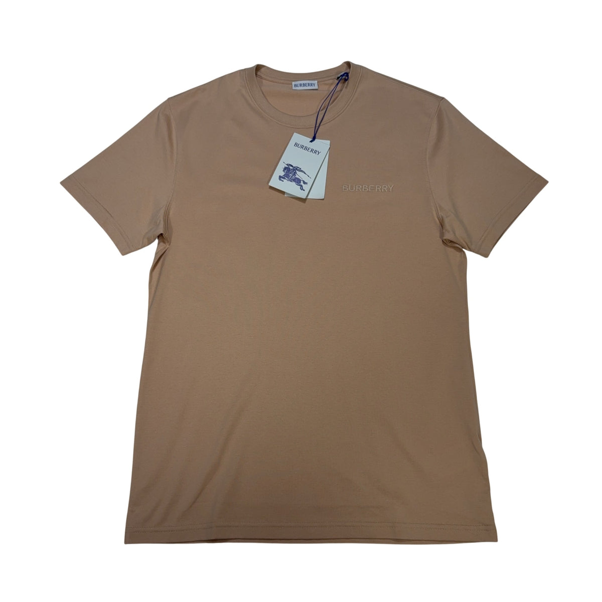 Burberry Embroidered Logo Beige T-shirt