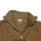CP Company Quarter-Zip Ribbed Jumper – Brown