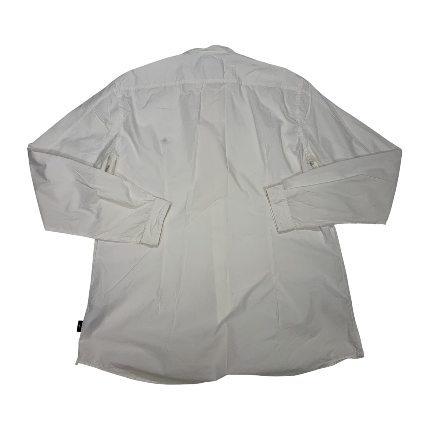 Stone Island Compass Patch White Shirt
