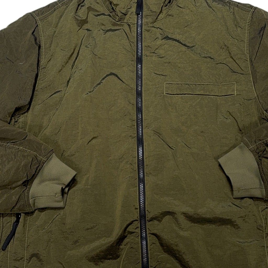 Stone Island Nylon Metal In Econy Regenerated Nylon With Primaloft Green Jacket