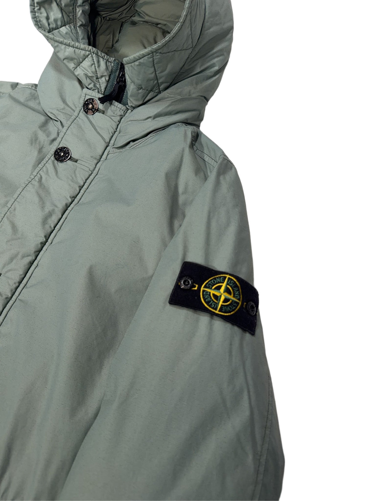 Stone Island Naslan Light Watro Down-TC Hooded Parka – Green
