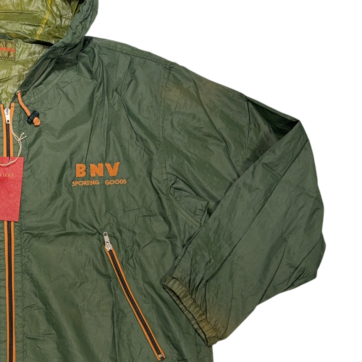 Boneville 1992 WindBreaker Green Jacket