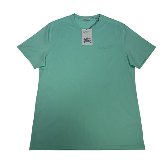 Burberry Embroidered Logo Green T-shirt